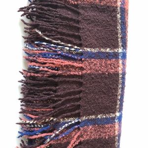 Aerie Plaid Multi-Color Blanlet Scarf